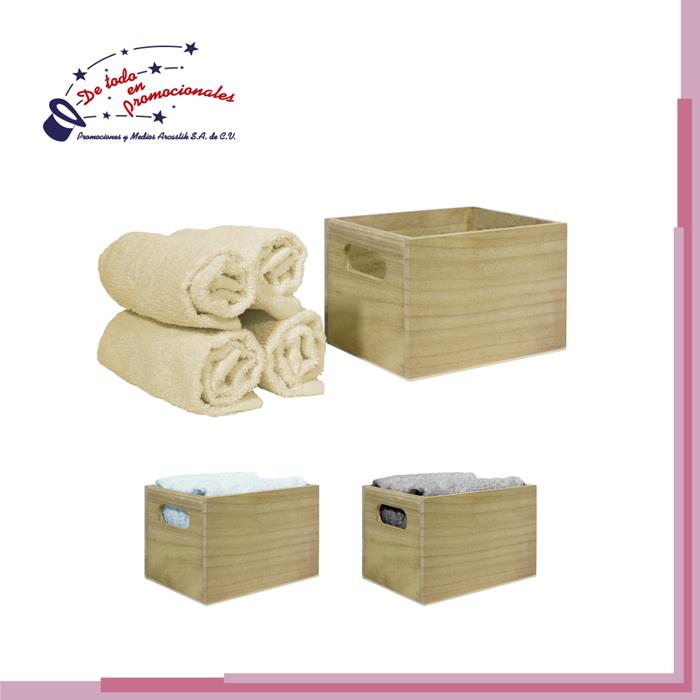 Set de 4 Toallas de Algodón Modelo A-T555