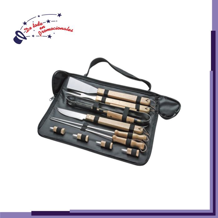 Set para Asado de Poliéster Modelo A-T57