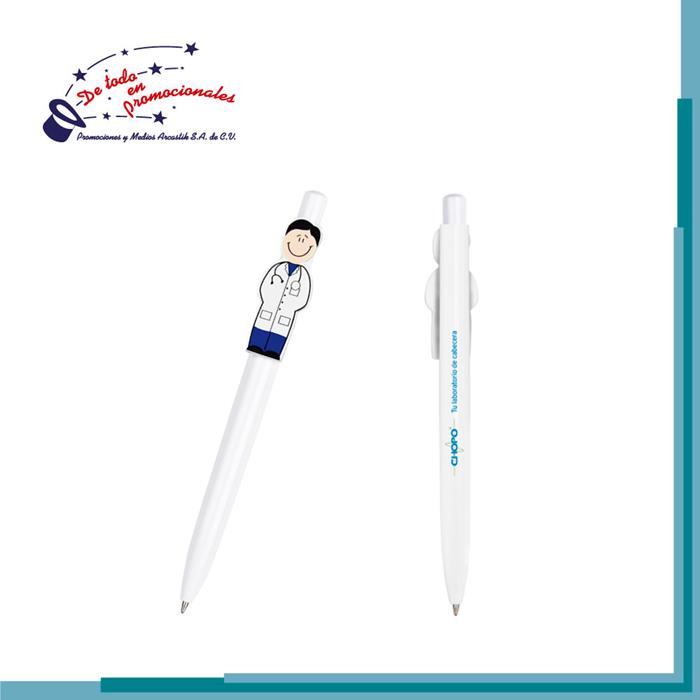 Bolígrafo de Plástico con Figura de Doctor D-A2160