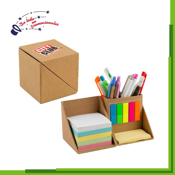 Set Ecológico de Papel Reciclado con Notas Adheribles Modelo D-A2227