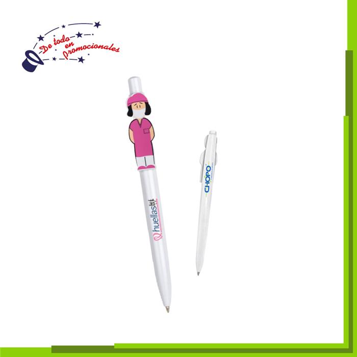 Bolígrafo Plástico con Figura de Doctora Modelo D-A2261