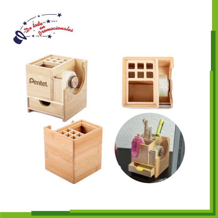 Lapicera Multifuncional de Bambú Modelo D-A2506