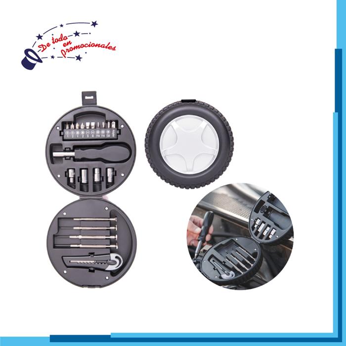 Juego de Herramientas en Forma de Llanta Modelo D-A2612