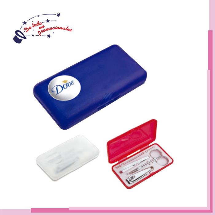 Estuche Plástico de Manicure Modelo D-EM104
