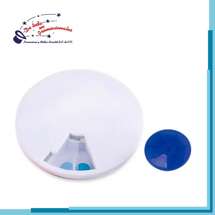 Pastillero Redondo con Divisiones Modelo D-VR077