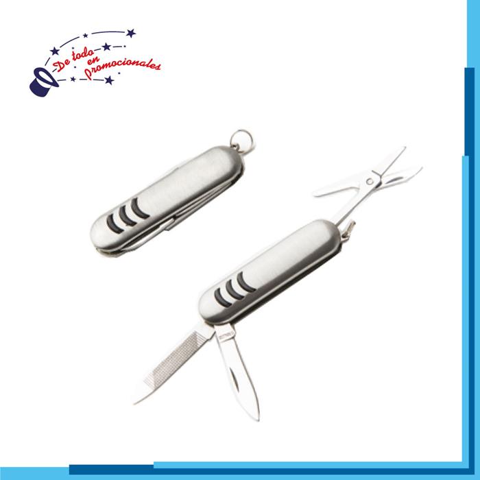 Mini Navaja de Acero Inoxidable con 3 Funciones Modelo E-HR05