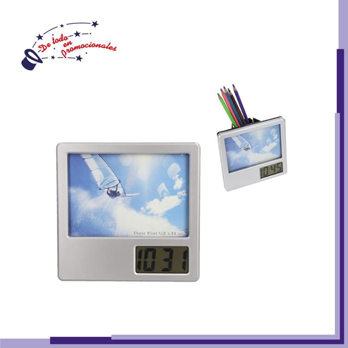 Portarretrato con Reloj Digital Modelo E-O043