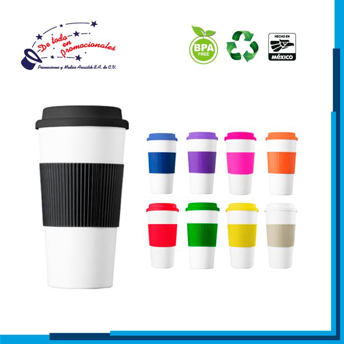 Vaso de Plástico con Manga Modelo E-T21