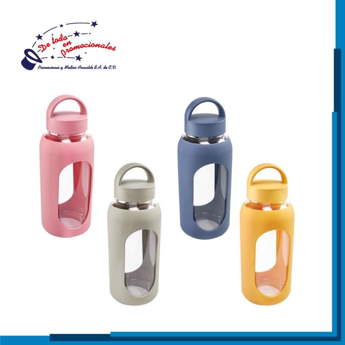 Cilindro de Vidrio con Manga de Silicón Modelo H-ANF052