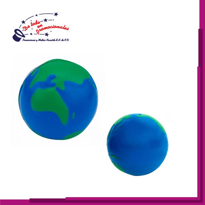 Figura Antiestrés en forma de Mundo Modelo H-SOC013W