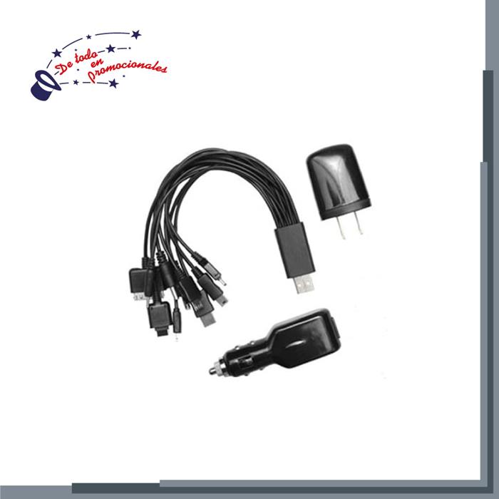 Cable Adaptador para Casa y Coche Modelo T-TEC005