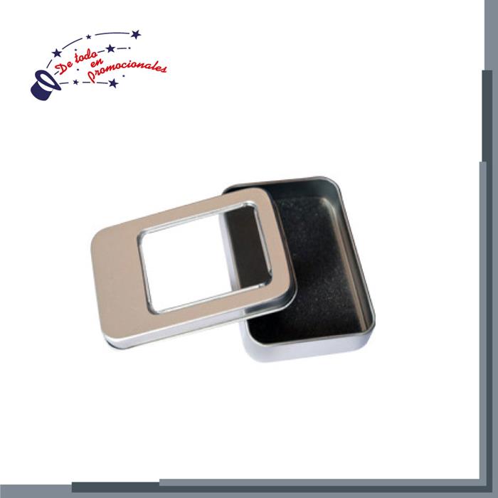 Estuche Metálico Rectangular para USB Modelo T-VAR003